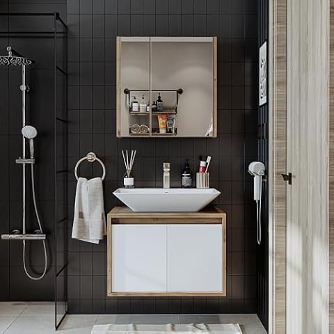 Roomart Ensemble de meubles de salle de bain Atlantic Cover