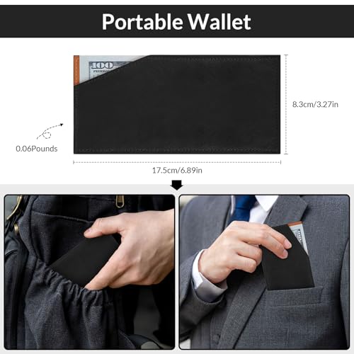 KONVINIT Envelopes pretos de dinheiro para escritório