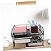 NUOBESTY File Folder Organizer Letter Racks for Holder Desktop Book Rack Tabletop Holder Home Supply Decorative Organizer