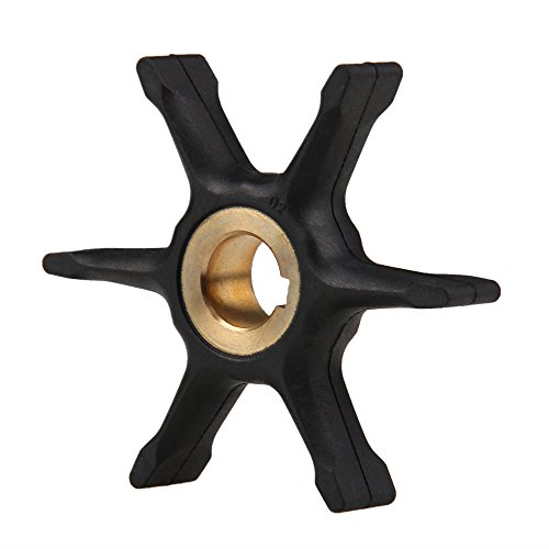 Water Pump Impeller for Johnson & Evinrude 10 hp 15 hp 18 hp 20 hp 25 hp Motor Compatible 47-00586 375638 775518 Mallory Marine 9-45215 Sierra 18-3002 GLM 89650