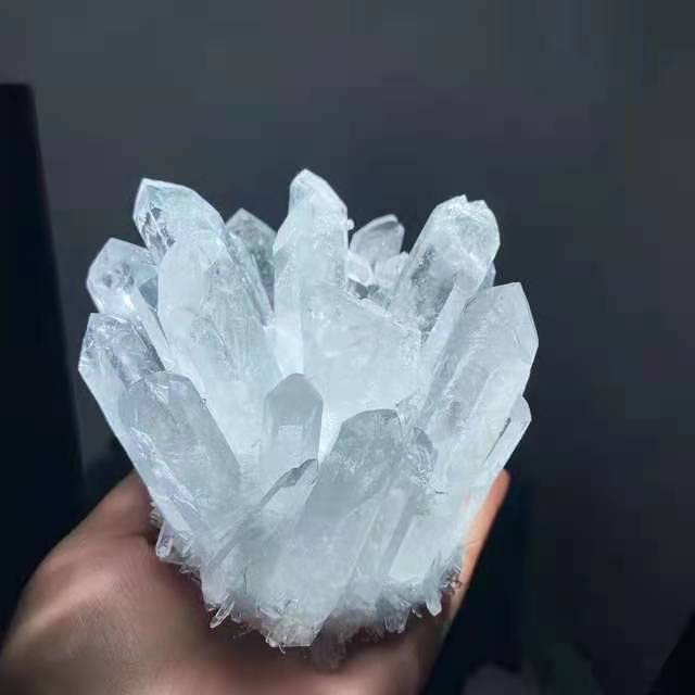 GURSAC Piedra de Cristal Natural Cristal Natural Cristales en Bruto Piedras 1pc 400g-800g Piedras Naturales Cuarzo Transparente para (Color : 1pc 610g-660g)