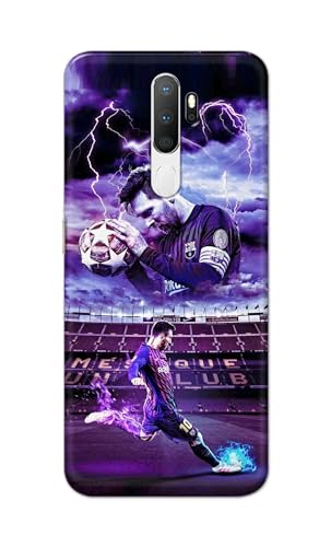 Image of Printed Hard Back Cover Case for Oppo A5 2020 | Oppo A9 2020 Back Cover (Famous Football Player) -1111