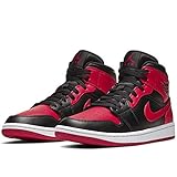 ナイキ NIKE エア ジョーダン 1 ミッド AIR JORDAN 1 MID ブラック/ホワイト/ジムレッド