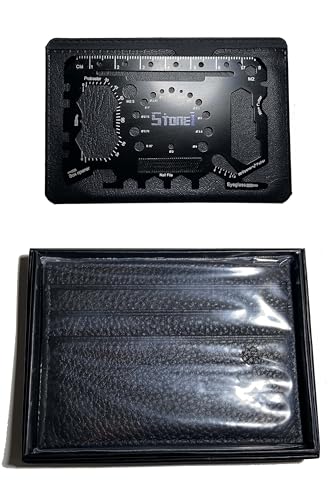 Stone Tone One ST1-MTC001A 52-In-1 Wallet Multitool Multifunction Tool Card Premium Gift Package - Credit Card Sized Tool With Bottle Opener cover