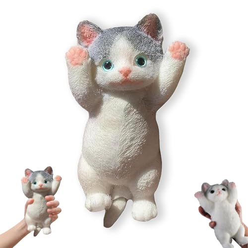 Fufu Squishy, Taba Squishy, Antistress Giocattoli da Spremere di Gatto, Squishy Gatto, Fidget Anti Stress Squeeze Toy, per Bambini, Adulti, Regali di Natale