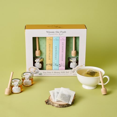 Set de regalo de miel y té Winnie-the-Pooh clásico con 3 sabores miniatura 7