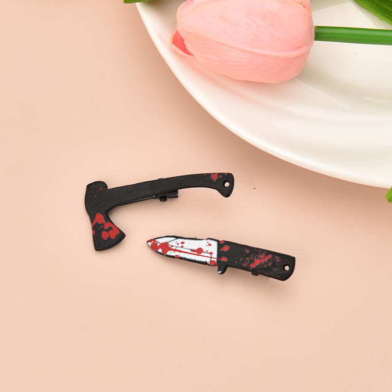 Miniatura 4 de Pinzas para el cabello de Halloween para mujeres y niñas, disfraz de Halloween, accesorios para el cabello, juego de 2 pinzas para el cabello