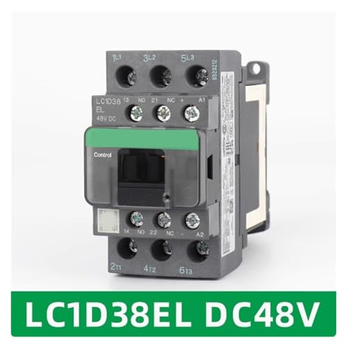 Contacteur cc LC1D38EL DC48V pour circuit de commande industriel