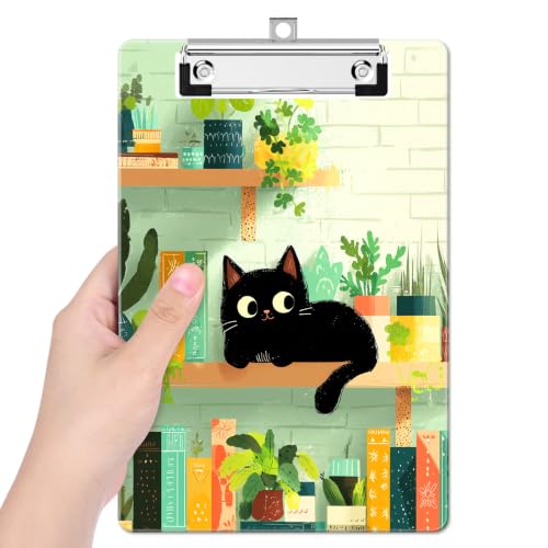 Image of Small Plastic Clipboard 6 x 9 in, Standard A5 Size Fashion Clip Board