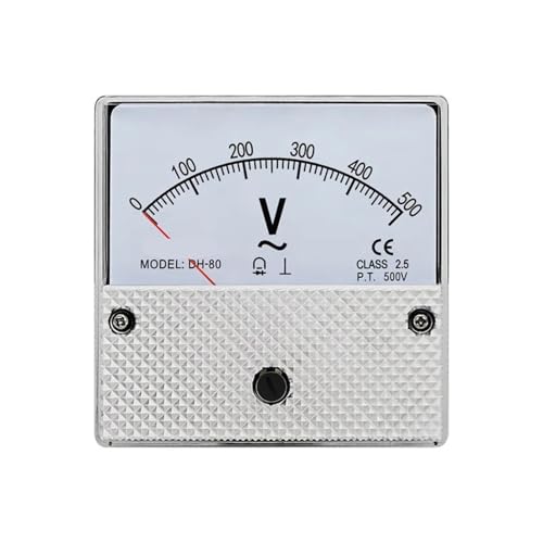 Voltmètre DH-80 AC 300V avec affichage analogique clair pour panneau