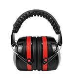Ciieeo Gehörschutz Headset mit Geräuschunterdrückung und Schweißabsorbierendem Material Schwarz Geeignet für Baustelle und Outdoor Jagdumgebung Snr 35