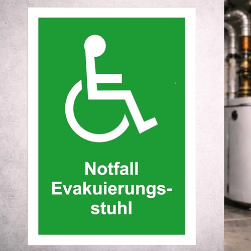 Avertissement évacuation d'urgence panneau aluminium pour protéger les espaces KITA