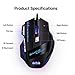 immagine 6iAmotus Mouse da Gioco, Ergonomico Mice da 7200 DPI Regolabile ottico Mouse 7 Pulsanti RGB Gaming Mice Gioco Lavoro Mouse Universale USB per Windows,PC,Computer, Mac OS,Laptop,Notebook(Nero)