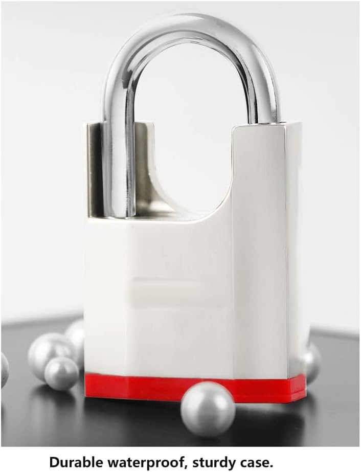 Padlocks for Outdoor Padlock Home Keys Lock Durable Padlock with 3 Keys Stainless Steel Padlock Suitable for Door Cabinet and Drawer Keylock