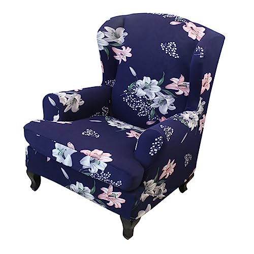 Housse de protection élastique fauteuil imprimé moderne lavable en machine - 2