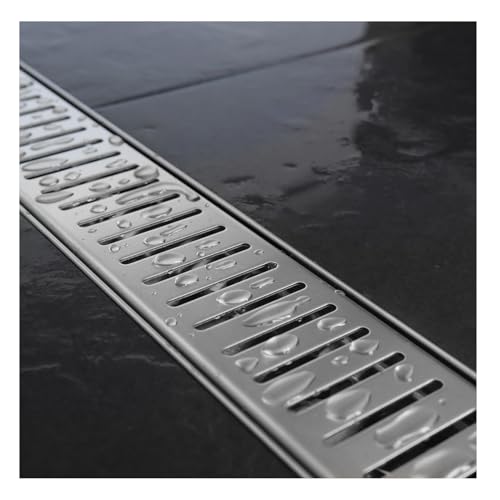Drain Grate Stainless Steel Outdoor Drain Guard for, Car Wash,Deck,Industrial Area(1pcs,L39.4 x W2.8 x H2.0 in)