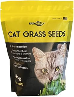 Easy Peasy CATGRASS Seeds | Non GMO | Grown in USA | from Our Farm to Your Home