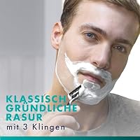 Gillette Mach 3 Standard Rasierer Herren, Metall, Grau/Schwarz – Ansicht 2
