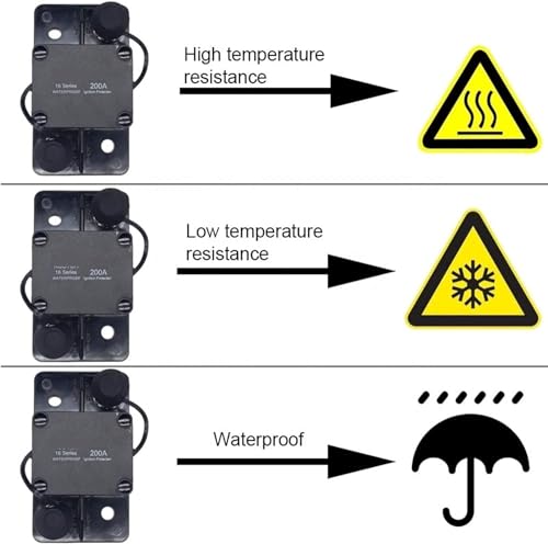 Disyuntor térmico auto y barco para rutas camper sin fallos de energía 5
