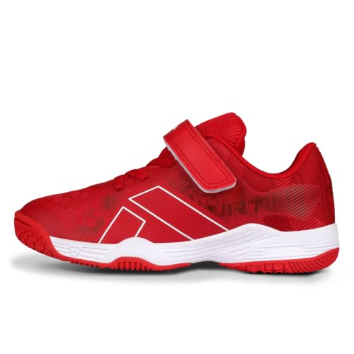 Image of Nivia Hy-Court 3.0 Kids Indoor Court Shoes, Lightweight Non-Marking Badminton Shoes with Cushioned Comfort & Durable Grip for Juniors
