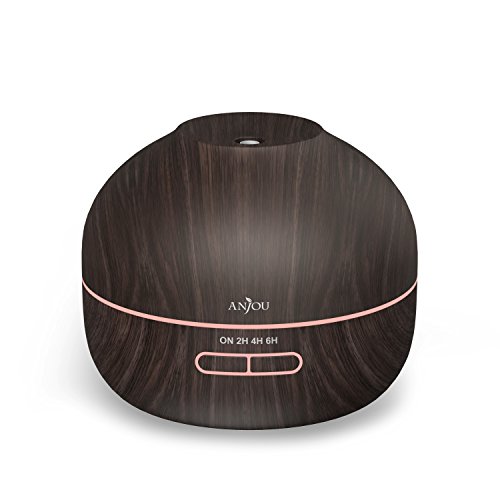 ANJOU Aroma Diffuser 350 ML Duft Diffusor Luftbefeuchter Raumbefeuchter mit Ultraleisem Betrieb für Babies Zuhause Kinderzimmer Schlafzimmer Büro Yoga