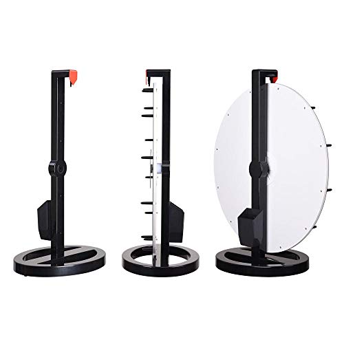 WinSpin 24" Prize Wheel Dry Erase Fortune Spinning Game Carnival with Tabletop Stand 12 Slots Something Fun at Home - Thumbnail 7