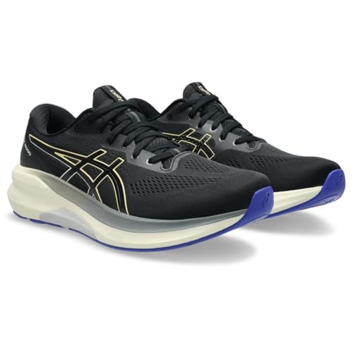 ASICS Men's GT-4000 4 Running Shoes, Black/Light Orange, 11.5 Wide