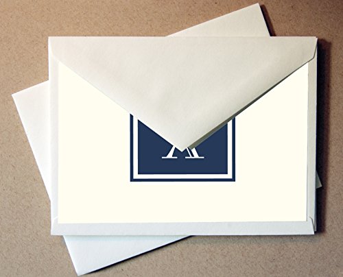 Image of Monogram Cards (24 Foldover Cards and Envelopes) (X)