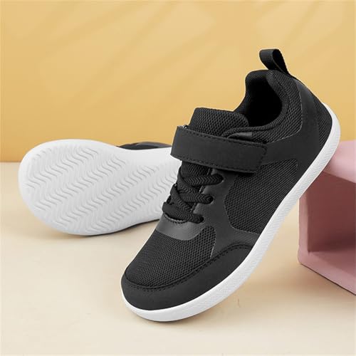 Kids Mesh Breathable Sneakers Lightweight No Lace Flat Sport Shoes Sole Non Slip Outdoor Running Athletic Walking Shoes3