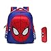 MODRYER Spider-Man-Schul Kinder Rucksack Jungen-Mittagessen-Beutel Kindergarten Baby-Rucksack Erleichtern Sie Oben Bookbag Kleinkinder Studenten Daypack,Blue-S(32 * 26 * 12cm)
