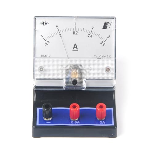 Amperímetro eléctrico analógico galvanómetro amperímetro para estudiantes, laboratorios, detector de sensor de instrumentos de medición, galvanómetro analógico para estudiantes, laboratorios, clase
