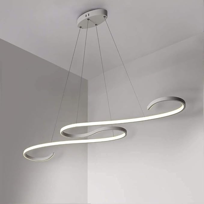 UZOURI Moderne kroonluchter, handgemaakt acrylmateriaal, decoratieve lamp met LED-lamp photo 3