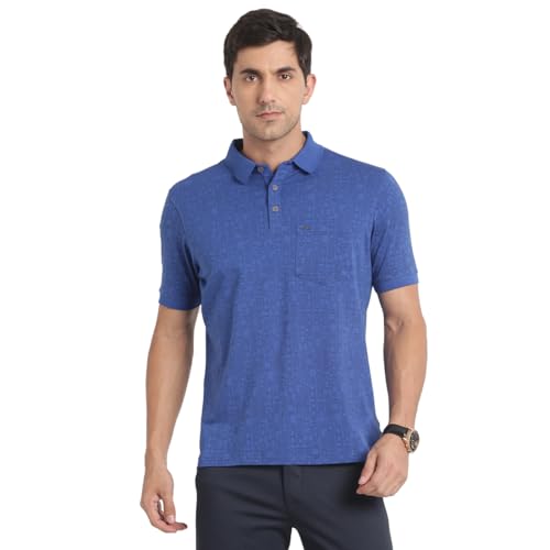Polo coton stretch homme bleu ajusté slim fit respirant Turtle