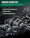 SCITOO Engine Timing Chain Kit Replaces for Chrysler 200 for Chrysler Sebring for Dodge Avenger for Dodge Caliber for Dodge Journey for Jeep Compass for Jeep Patriot 2007-2013 2.0L 2.4L TS21181