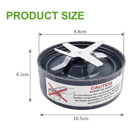 Cuchilla extractora de licuadora compatible con NutriBullet 600W Pro 900W extractor 4