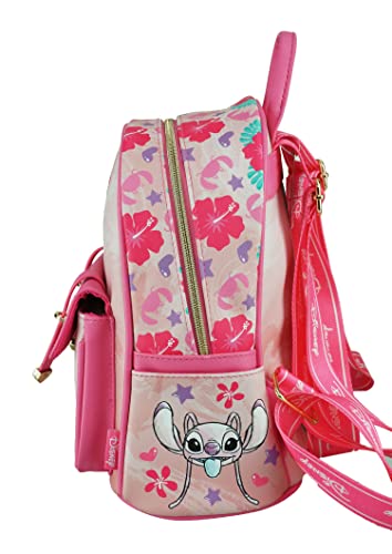 Disney Lilo And Stitch - Angel Wondapop 11 Inch Vegan Leather Mini Backpack #TOP5