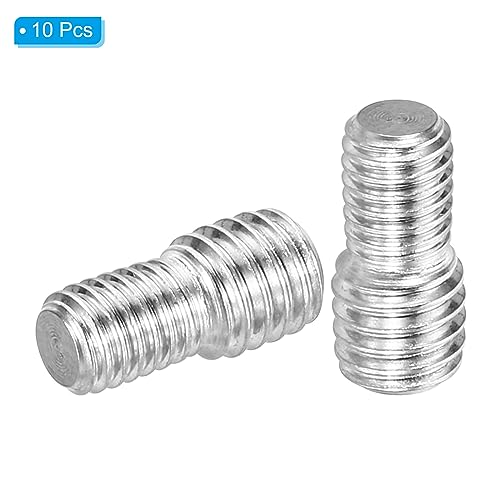 PATIKIL M5x6mm to M6x6mm Double End Threaded Stud Screw Bolt - Image 3