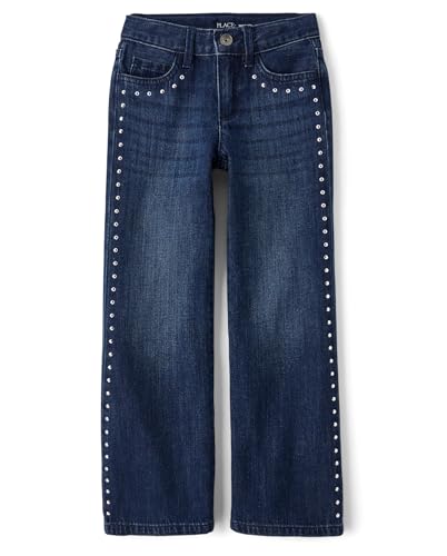 Image of The Children's Place Girls' Wide Leg Jeans