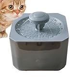 Fuente dispensadora de agua para gatos, fuente de agua silenciosa automática para gatos, 2,5 l/84,55 oz,con filtro en el bebedero circulación de agua