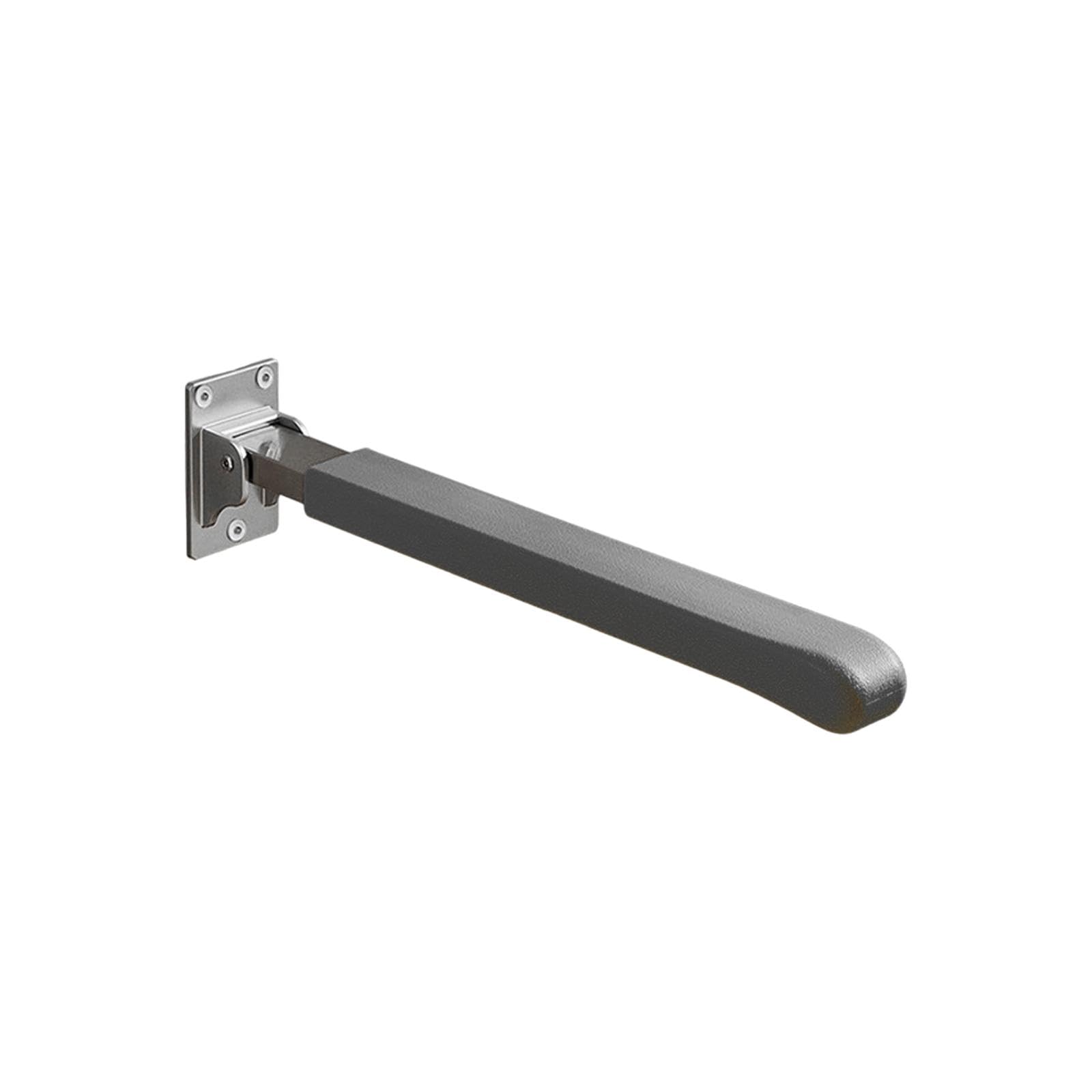 Barra de Baño Antideslizante Plegable Pasamanos para Mayores Y Discapacitados Soporte Portátil Fácil de Instalar en Baño Ergonómic, Gris