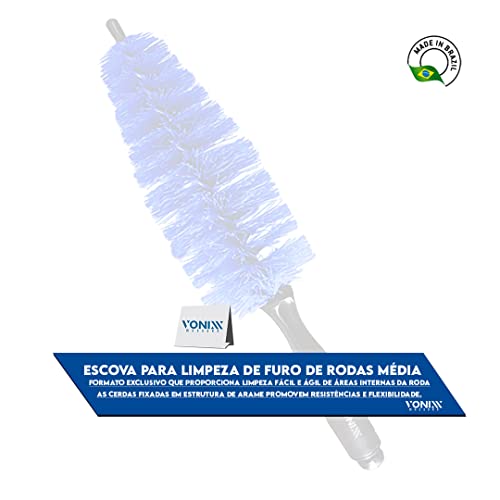Escova para Furo de Rodas Média Vonixx