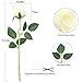 Derbway 4PCS Rosas Artificiales Flor De Seda, 14.17’’ Ramo de Flores de...