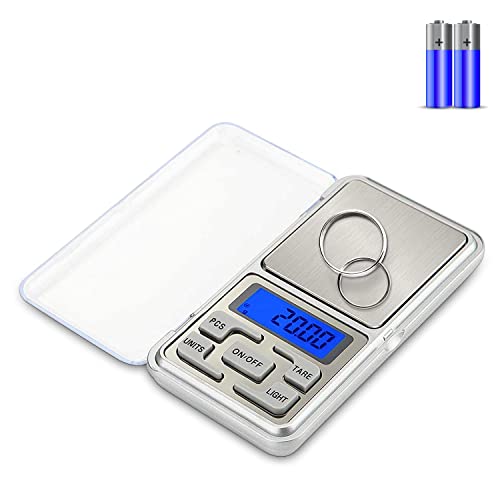 Bahama Báscula de Precisión tipo Tana o Tanita para Peso Cocina Digital y Balanza de Gramos para medir Alimentos de Bolsillo. Desde 0.01g hasta 200g