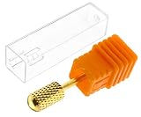 Esta broca de carburo rotativo recubierta de oro es una herramienta ideal para arte de uñas que es aplicable en máquinas de taladro de uñas, logrando trabajos profesionales diversificados, como tallado, grabado, molienda, afilado, lijado, pulido, perforación, etc. Adecuado para uñas naturales y uñas artificiales.