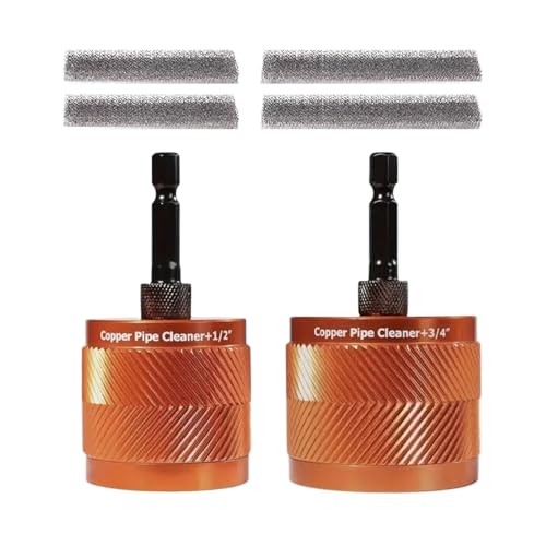 Brosse pour tuyaux en cuivre pour nettoyer et polir sans rayer le métal