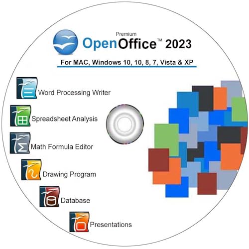 Windows 10 Professional Compatible 32/64 DVD with Key Install, Recover, Restore, Repair DVD Plus Drivers Pack and Open Office 2023, 3PK