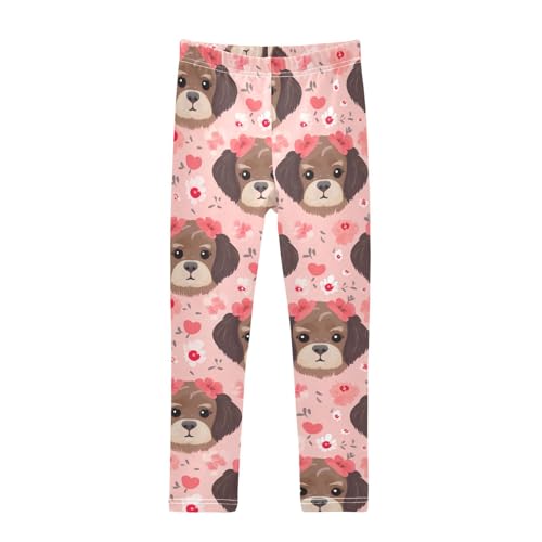Girls' Leggings Cute Dog Puppy Kids Yoga Tights Pants 1 Pack 20852468