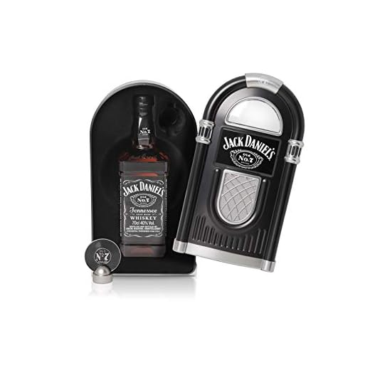Jack Daniel's Jukebox Pack - Estuche de Jack Daniel's Old N. 7 Gramola antigua - 1 Botella de 700 ml