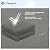 Favoyard Outdoor Chair Cushion 19 x 19 x 3 Inch Rainproof & 3-Year Fade Resistant Patio Furniture Cushions with Removable Cover and Adjustable Ties for Garden Sofa Couch Pads Set of 2, Dark Gray