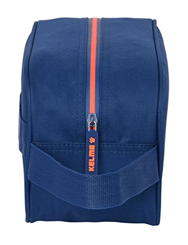 Neceser Kelme bleu marine trousse de toilette voyage avec passant trolley - 3